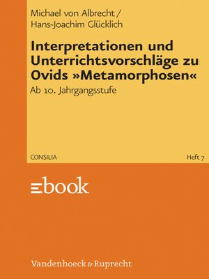 cover image of Interpretationen und Unterrichtsvorschläge zu Ovids »Metamorphosen«